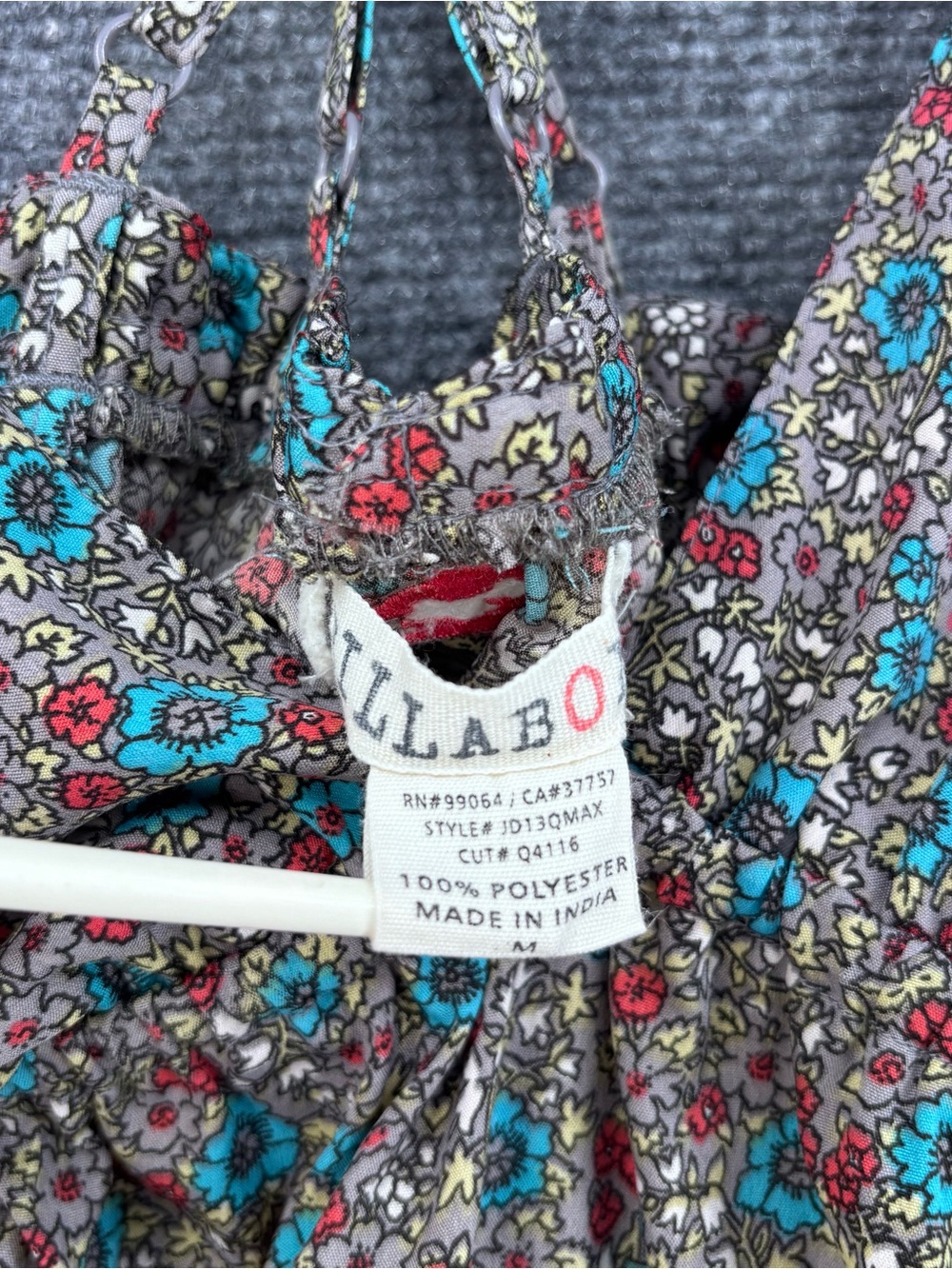 Billabong Boho Indie Feminine Floral Hi Low Maxi Dress Women’s M Resortwear - Picture 5 of 14
